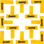 Franklin Sports Kit de marcadores de cancha de Pickleball, Juego de Marcado de líneas con Cinta métrica, marcadores de tamaño Oficial para cancha